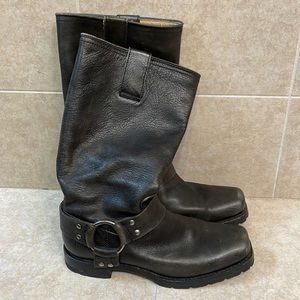 Frye Leather Moto Boots
